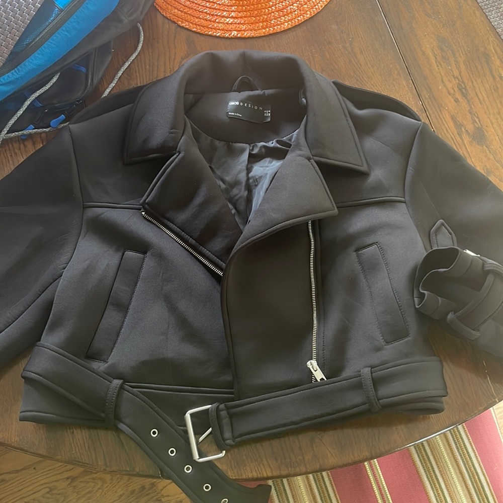 Stretch black Moto jacket